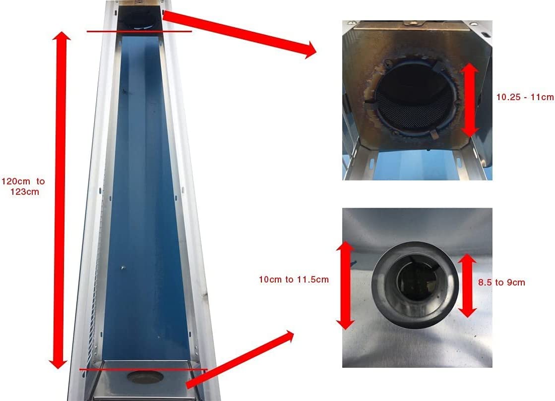 Glass Tube Replacement – Fits BU-KO Pyramid Patio Gas Heater